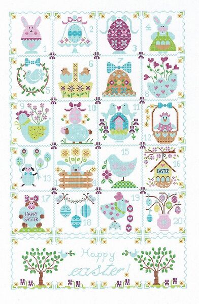 Shabby Easter Calendar