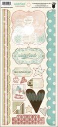 Winterland Elements Cardstock Stickers 6"x13"