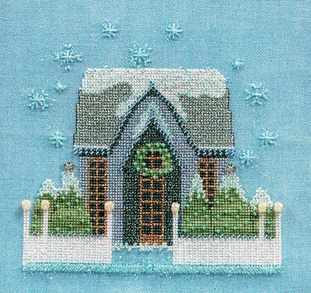 Little Snowy Grey Cottage