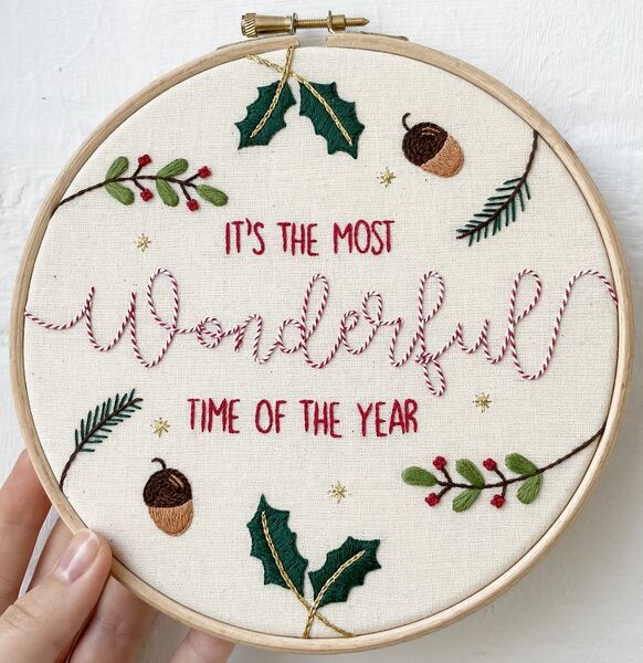 Wonderful Time - embroidery kit by Anchor